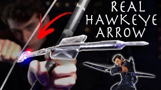 Make a Real Hawkeye Spy Arrow From Avengers Infinity War! + Cool Spy App!!! screenshot 4