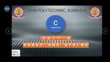 #EJ2I-CPR-UNIT-III- ARRAY AND STRING | ADDING AND ACCESSING ELEMENTS OF ARRAY | LECTURE- 3