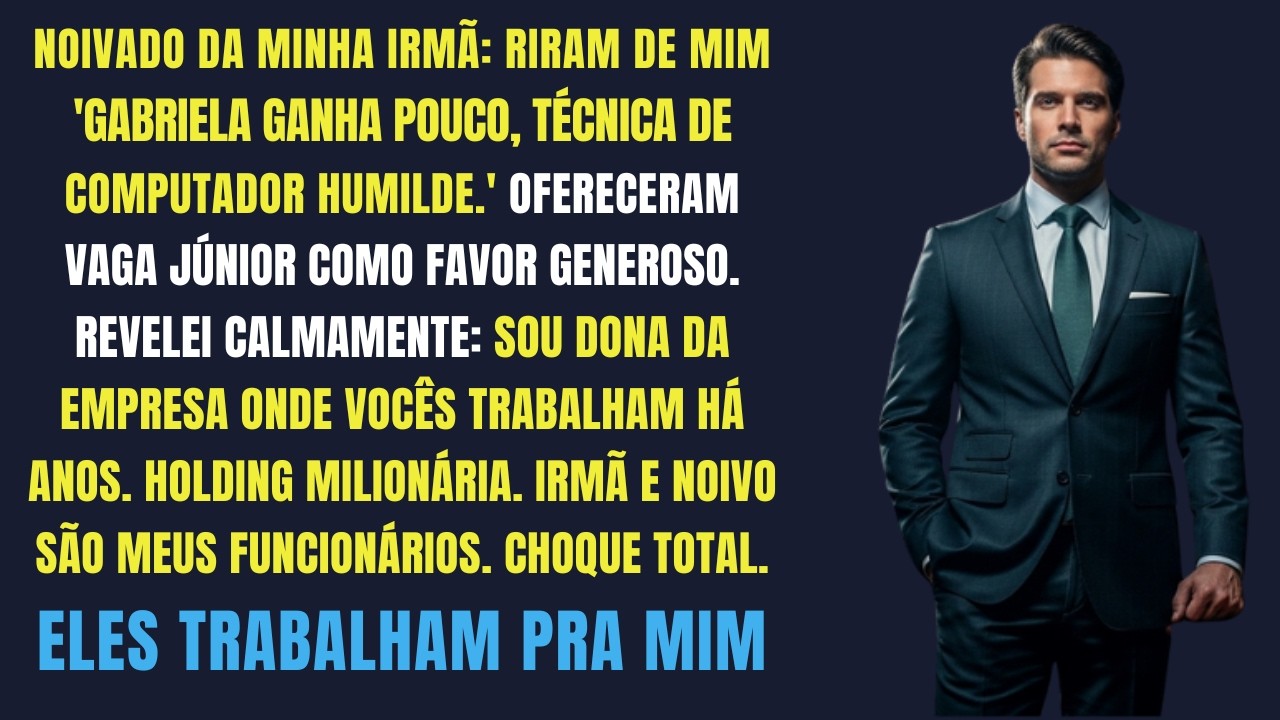 Riram De Mim No Noivado Do Meu Irmão — Até Eu Revelar Que Era Dono Da Empresa Deles