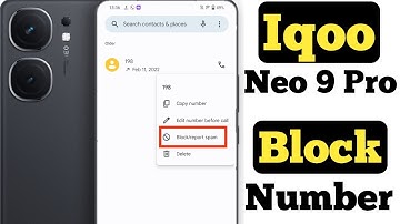 How to block any number in Iqoo Neo 9 Pro || how to add any number in blacklist on Iqoo Neo 9 Pro ||