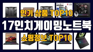 17인치게이밍노트북 제품 TOP10 추천