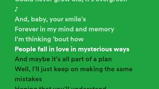 Ed Sheeran - Thinking Out Loud (Lyrics)