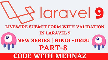 Laravel Livewire Submit Form With Validation in Hindi - Urdu | #laravellivewire