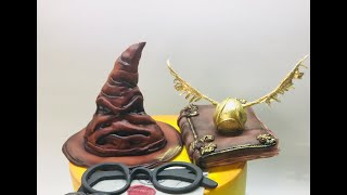 Подготовка к оформлению торта в стиле Гарри Поттер_How to make a Harry Potter style cake