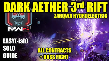 COD MW3 Zombies, New Dark Aether in Hydroelectric (S3 Reloaded new rift), Solo guide