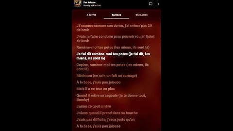 Thumbnail of Pas jalouse - bamby kerchak