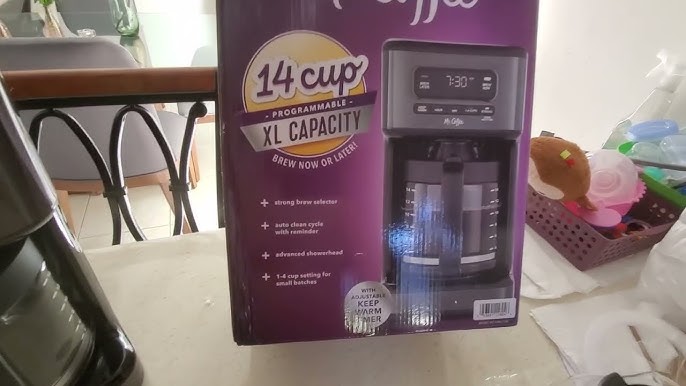 Mr. Coffee 14-Cup Light Stainless Programmable Coffee Maker