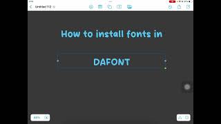 How to install fonts from Dafont, And put it on your Freeform Board!!!! screenshot 1