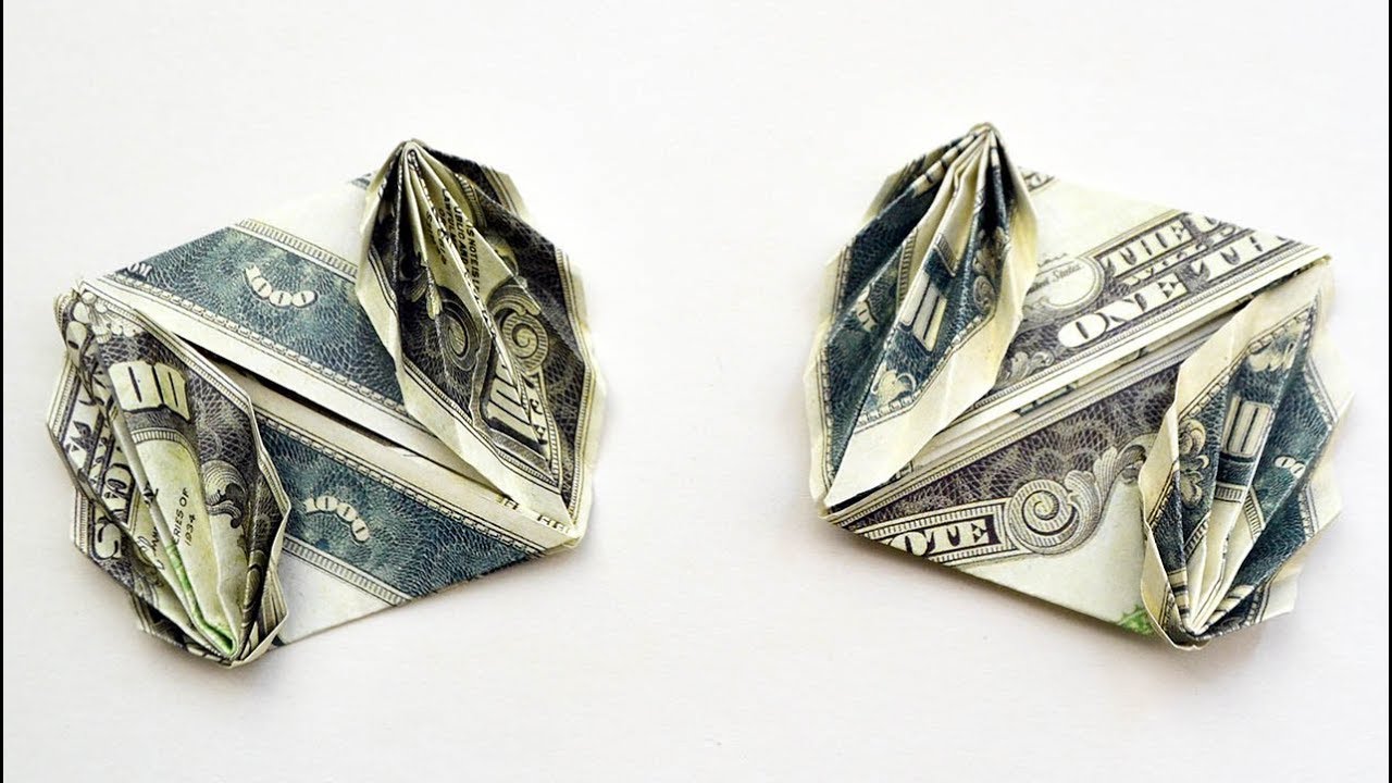 Wonderful Square Mini Envelope Money Origami Dollar Tutorial Diy Nprokuda