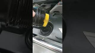 Pre soak cartridge oil filter extra oil #isthisnormal #automobile #car Profile
