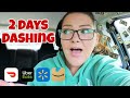 2 Days Dashing! STUCK in the Drive Thru, Ordering Groceries, Sus Amazon Packages