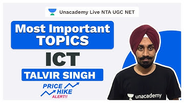 NTA UGC NET | Most Important Topics - ICT | Talvir Singh | Unacademy
