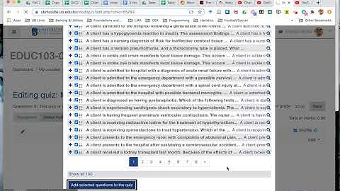 Create your Moodle Quiz From an Aiken File