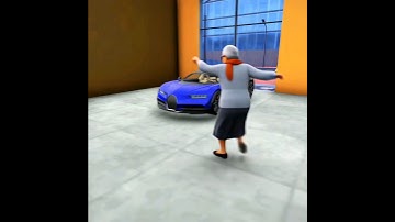 In the Store, Grandma Tests the Bugatti Chiron in Car Simulator 2 #carsimulator2 #trending #shorts