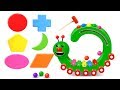 Learn Shapes with Wooden Hammer Toys - Shapes Videos Collection