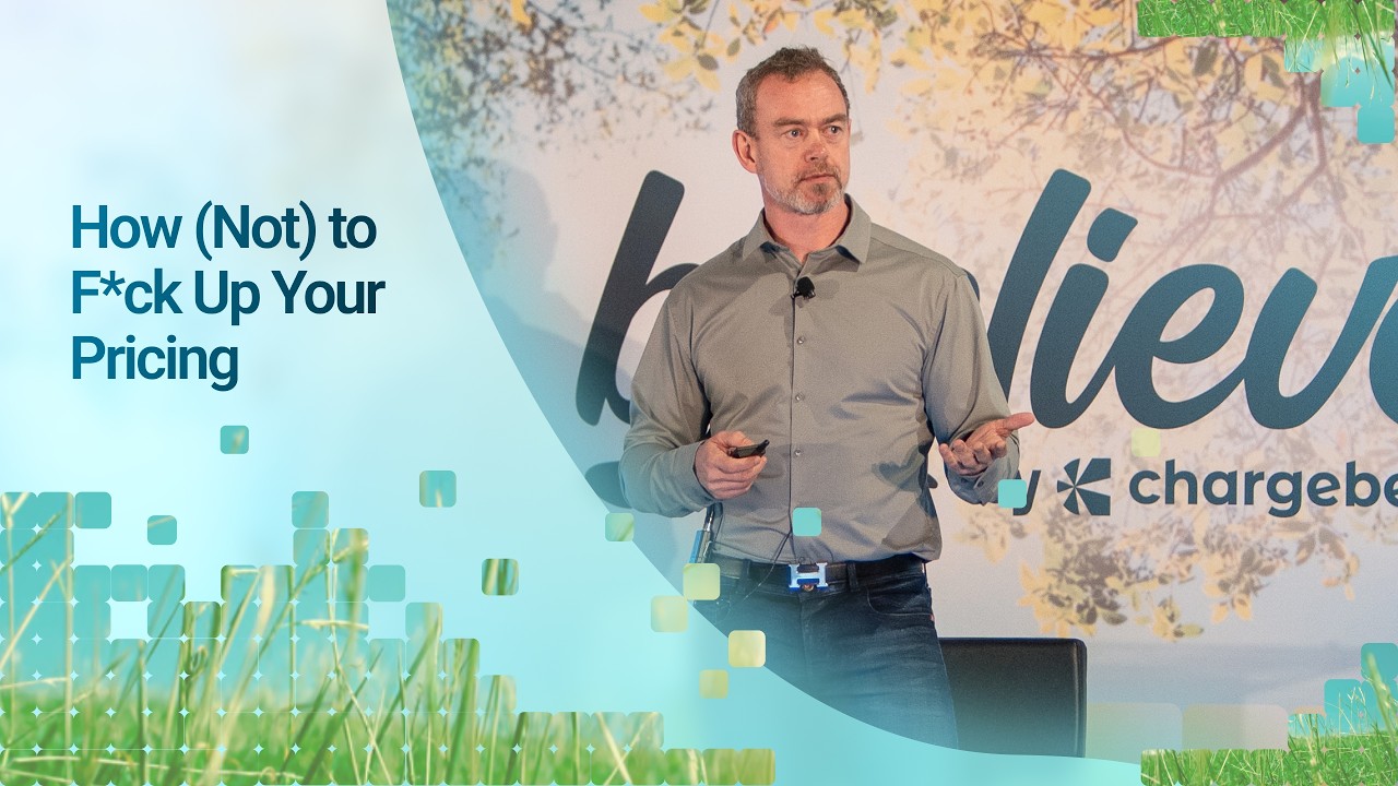 How (Not) to F*ck Up Your Pricing | Chargebee Beelieve '26 | SF