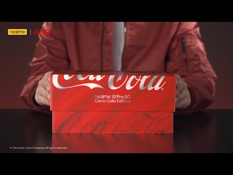 OFFICIAL ASMR Unboxing of realme's 10 Pro 5G Coca-Cola Edition