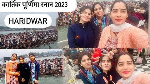 Karthik Poornima Snan Haridwar || 2023 Ganga snan ￼ Hari Paudi | Jai Maa Gange #vlog #haridwar