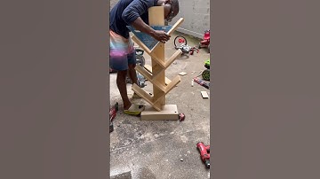 Wood work tips/ tree bookshelf #shorts #diy
