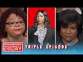 Triple episode two out of control grandmothers face off over paternity  paternity court