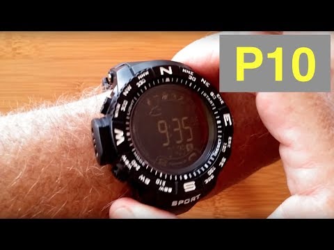 iOutdoor P10 Rugged IP68 5ATM Waterproof Smartwatch: Unboxing and 1st Look