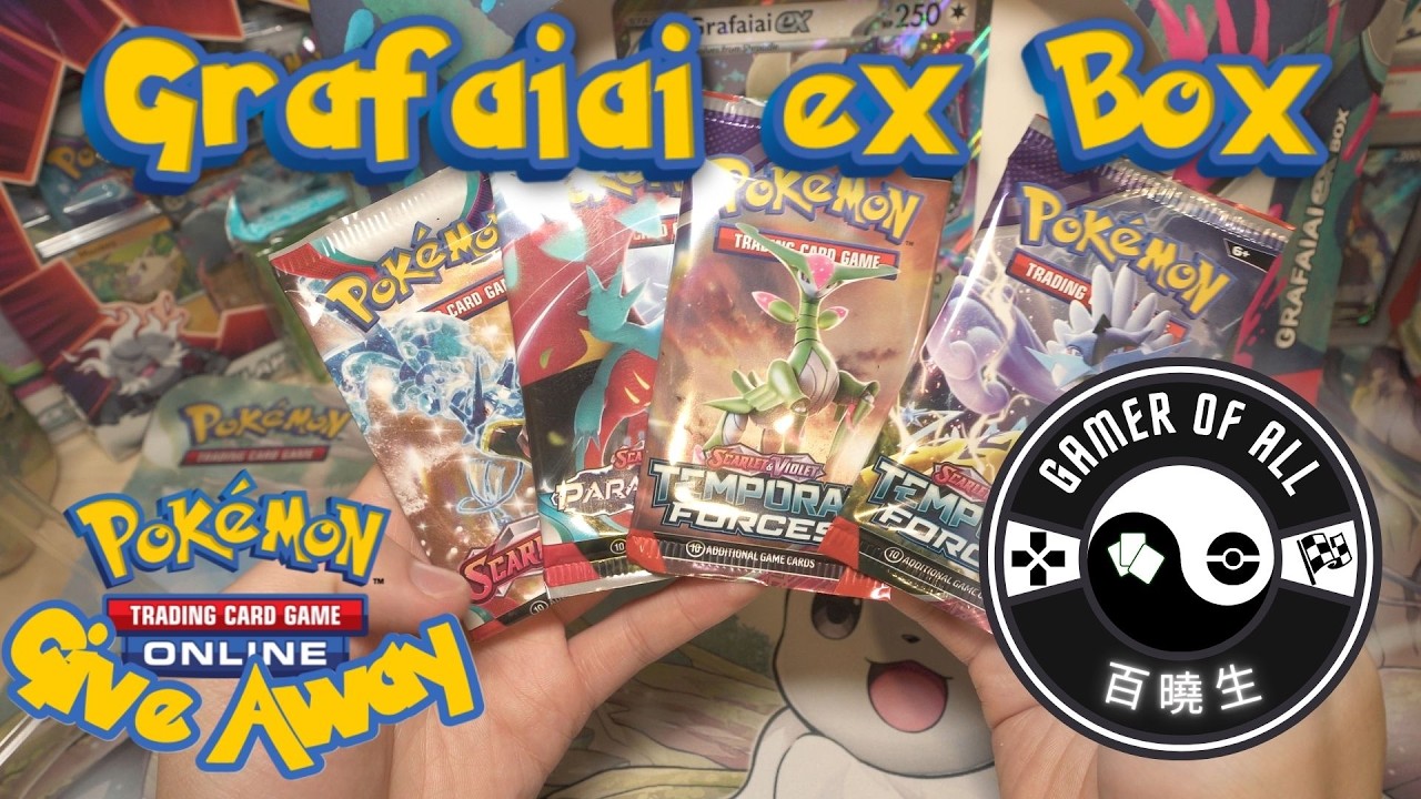 grafaiai ex box booster packs Pokmon TCG: : Toys & Games and 1 oversize foil card featuring Grafaiai ex This Box is FULL of