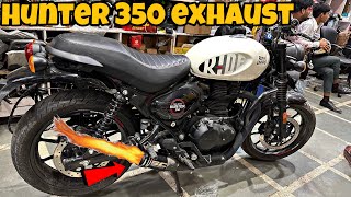 hunter 350 exhaust sound | hunter 350 exhaust change | Hunter best silencer