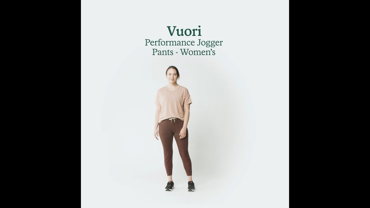 Vuori Performance Jogger Pants, Flax Heather, Small