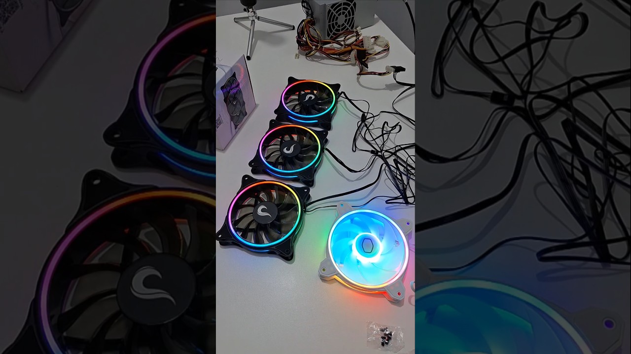 Kit Fan RGB Rise Mode Laser 120mm - Controladora RGB