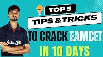 How To Crack EAMCET in 10 Days|EAMCET Preparation in 10 Days|EAMCET 2023 Tips and Tricks Last Days|