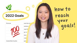 2022 RESET: how to actually achieve your 2022 goals🌟