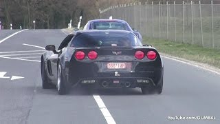 Supercars Accelerating Loud: C6 Z06, 458, V12 Vantage, Ultima GTR, Manhart Racing M3 Biturbo