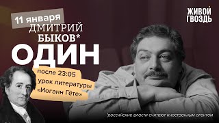 Один. Дмитрий Быков* / Иоганн Гёте / 11.01.24