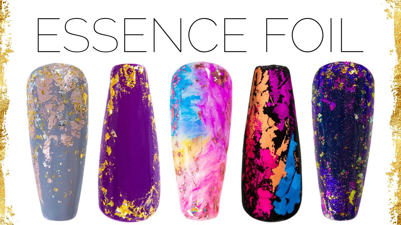 How To Use Nail Foils Nail Art Ideas YouTube