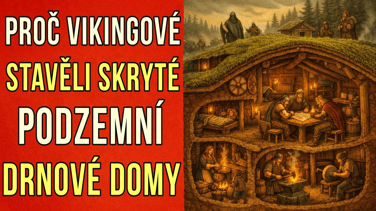 Proč Vikingové stavěli skryté podzemní drnové domy