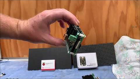 RGB LED P10 and P5  Controllers RPI-P10 and Octoscrolla