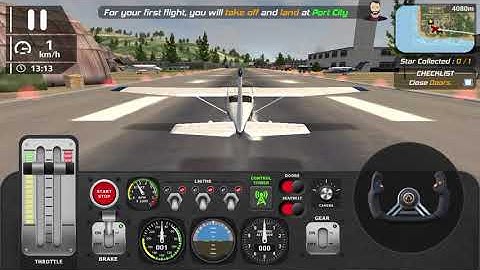 AFPS Airplane  Flying Game Mission 1