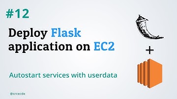 Run services on instance startup | userdata - Deploy Flask application on EC2 p.12