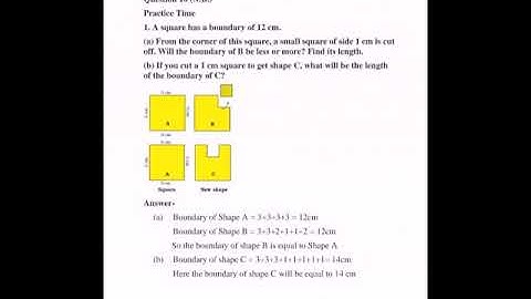 STD-4 (MATHS) CH-13 FIELDS AND FENCES (PART-4) THE SOUTH INTERNATIONAL SCHOOL