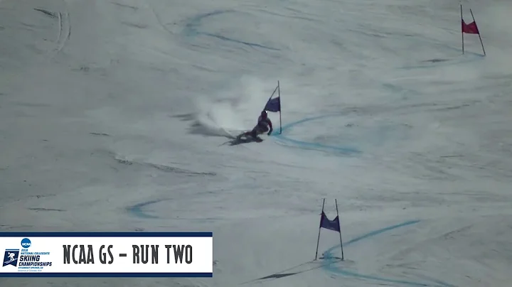 2018 NCAA Skiing Championships GS/Slalom Runs - Ca...