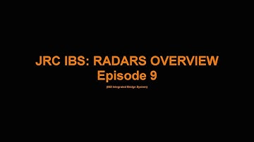9.  Radars  (JRC JAN-9201 ECDIS)