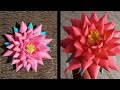how to make paper lotus flower easy #trending #arts #viralvideo