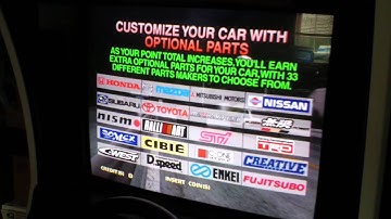 Sega Initial D Arcade Stage Attract Mode