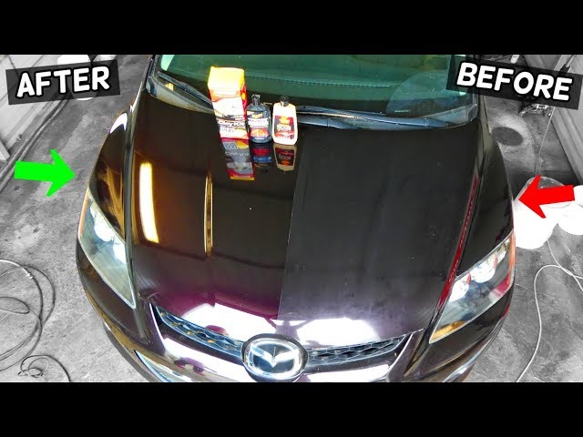 How to restore faded car paint? Amazing results.Fix faded paint
