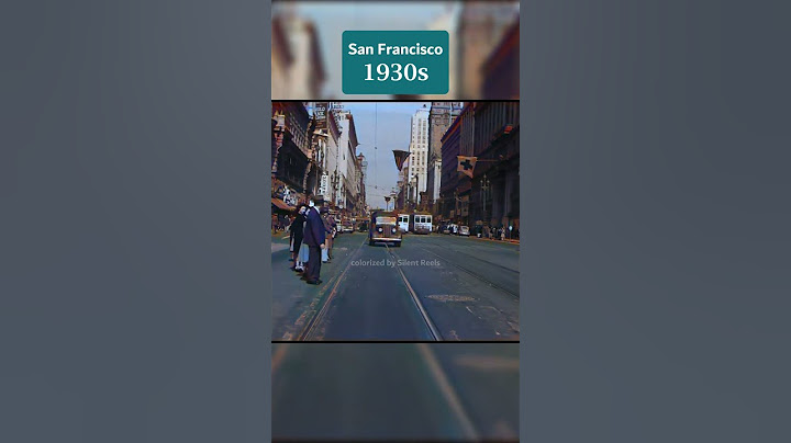 What Would You Do If You Were In That Time? San Francisco in 1930s❤️