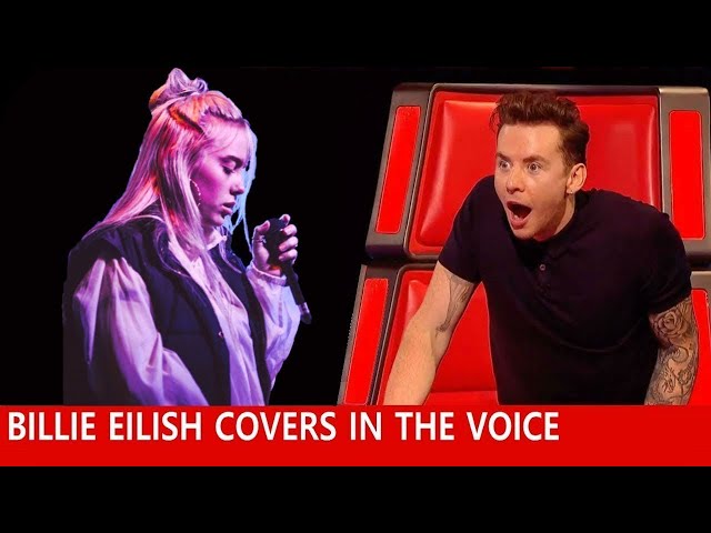BEST BILLIE EILISH Auditions in The Voice 2021 #4 class=