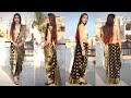 How to wear DHOTI Style saree with jeans ||New way to wear DHOTI Style saree 2020