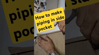 Side Pocket With Slim Strip