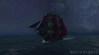 World of Sea Battle Портовый бой за бухту Чарльстон 13.05 10vs10