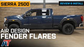 2020-2026 Sierra 2500 Air Design Super Bolt Fender Flares Review & Install